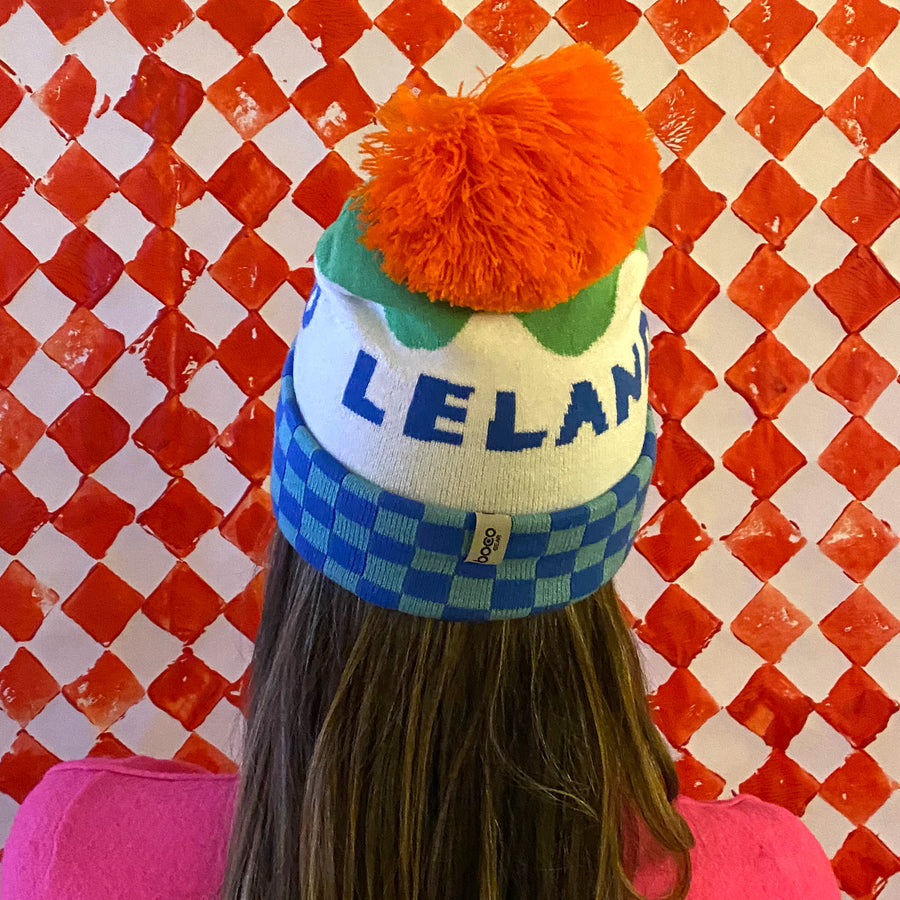 Leland Knit Pom Beanie