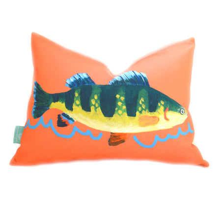 Grapefruit Perch Indoor Lumbar Pillow