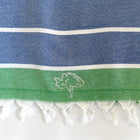 Emerald/Sapphire Turkish Towel