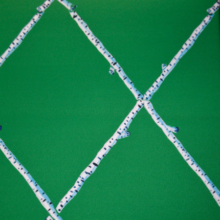 Emerald Birch Lattice Fabric