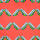 Geranium Tug Chevron Fabric