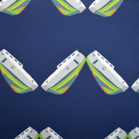 Navy Tug Chevron Fabric