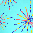 Robin Egg Fireworks Fabric