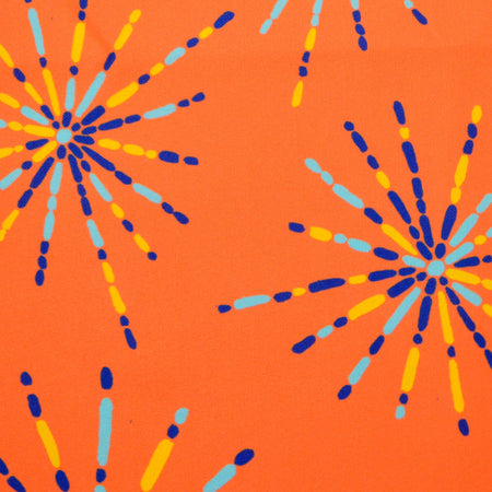 Tangerine Fireworks Fabric
