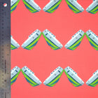 Geranium Tug Chevron Fabric