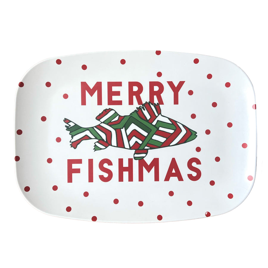 Merry Fishmas Melamine Platter