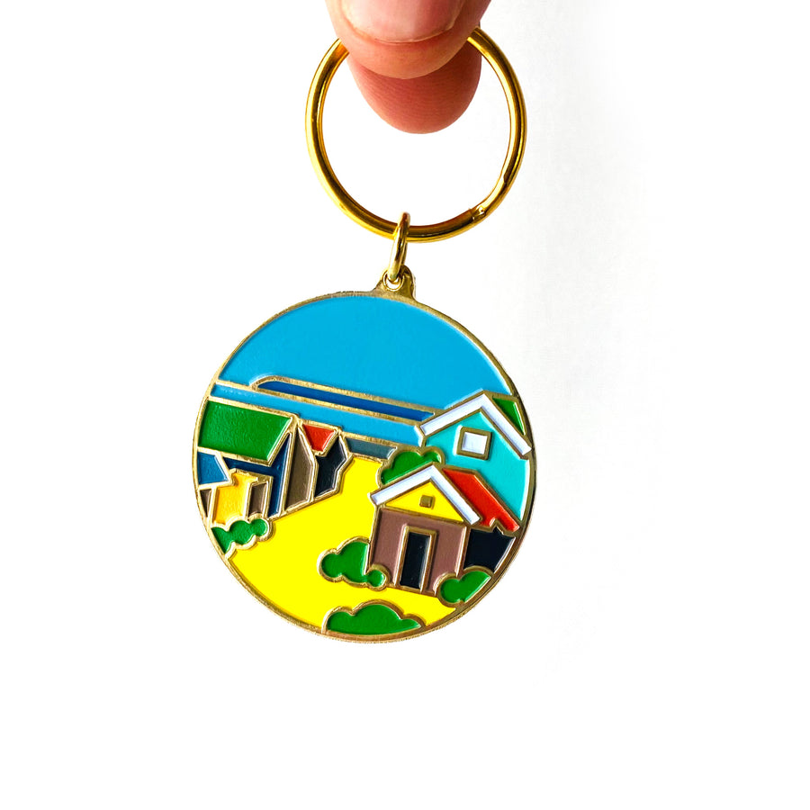 Wishtown Cloisonné Keychain