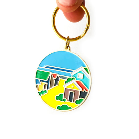 Wishtown Cloisonné Keychain