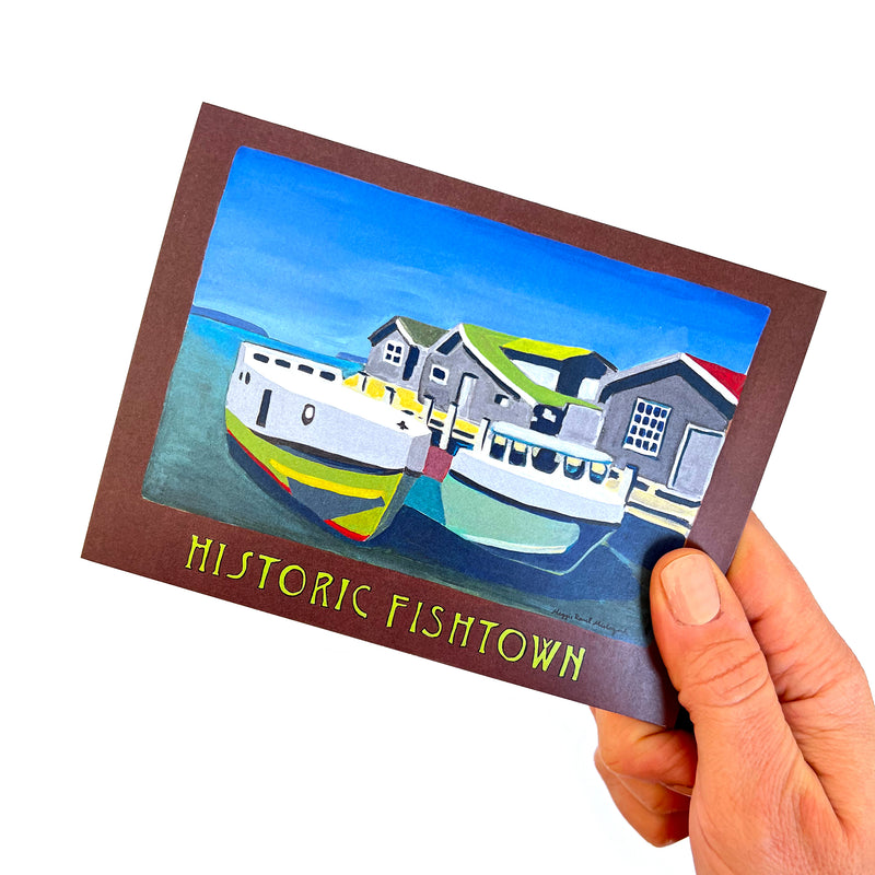 Historic Fishtown Greeting Card