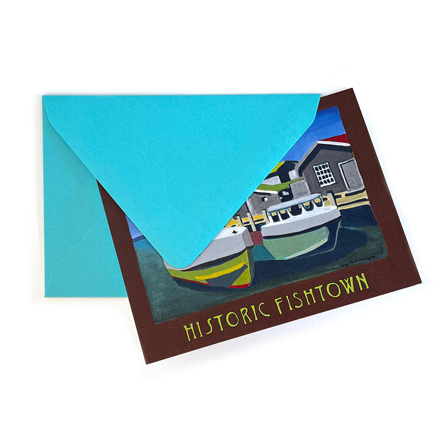 Historic Fishtown Greeting Card