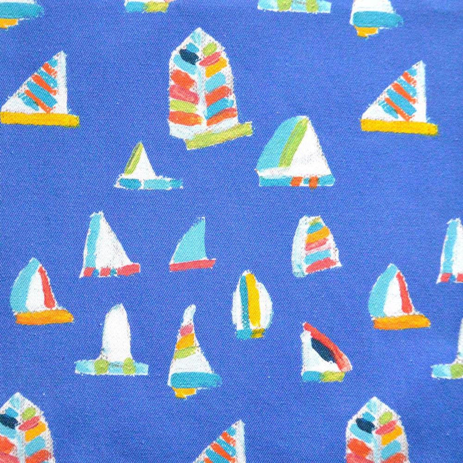 French Blue Summer Sail Fabric
