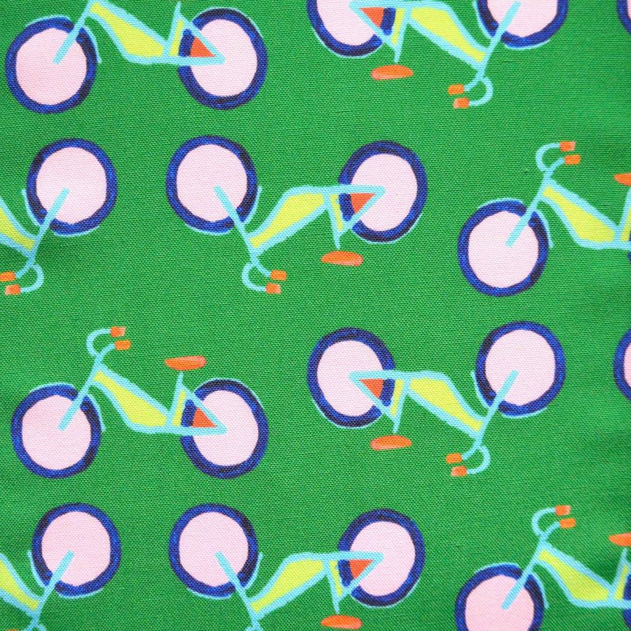 Emerald Summer Bikes Fabric