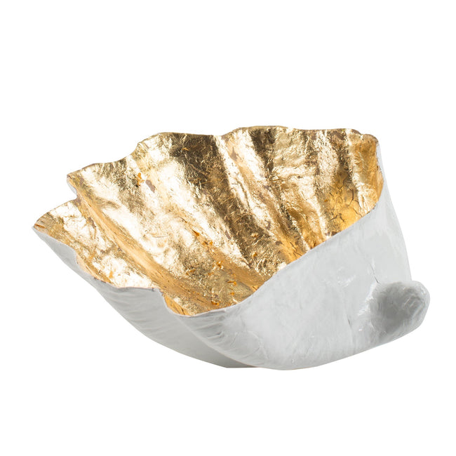 Clam Shell with Gold Leaf Stray Dog