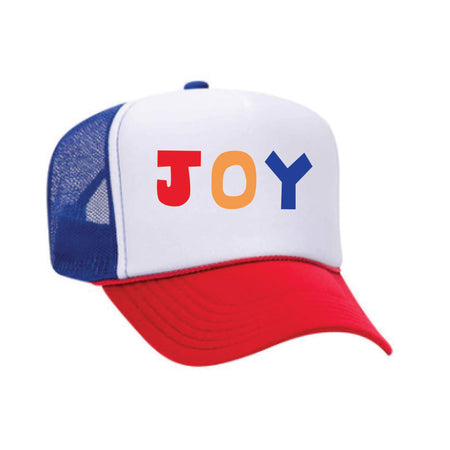 Red, White and Blue JOY Trucker Hat