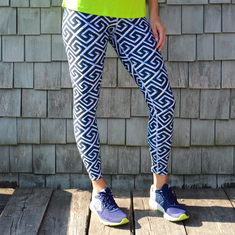 Black Fancy Birch Key Leggings