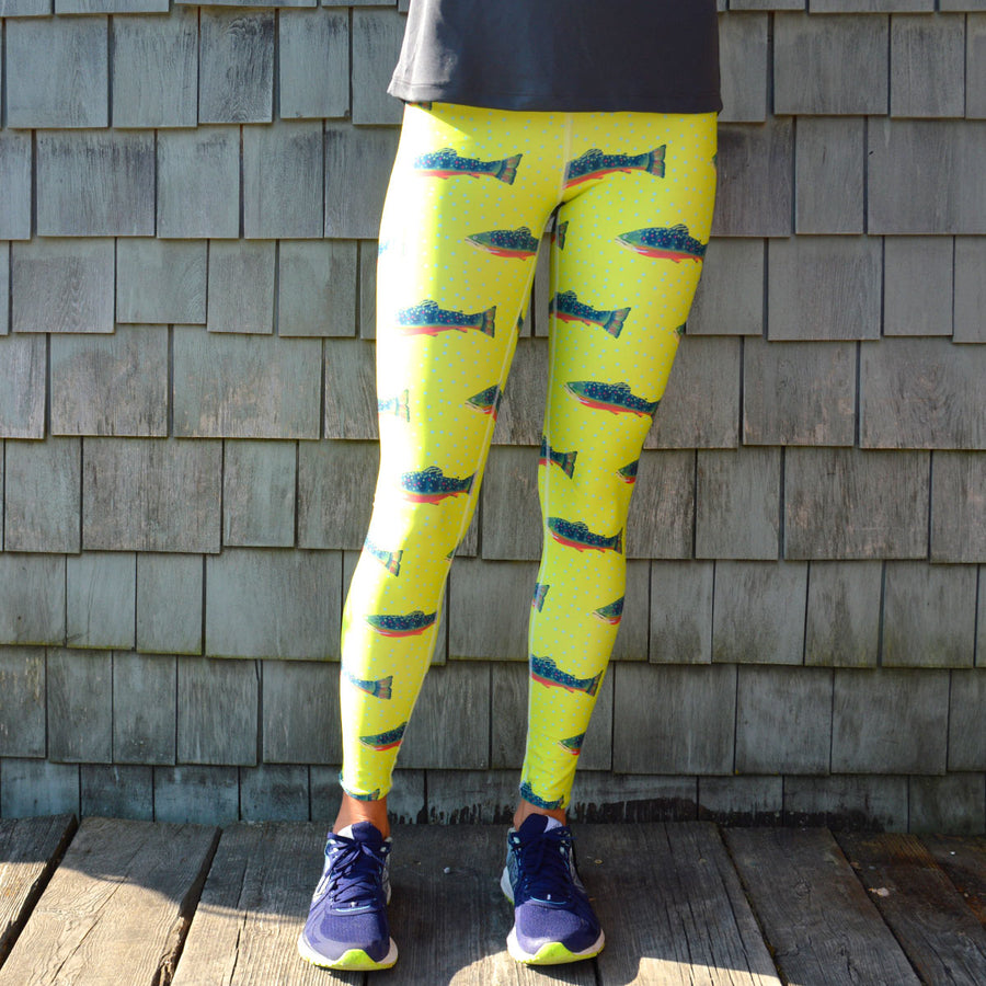 Trout Dreams Patterned Leggings • Trail of Highways