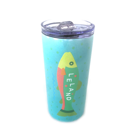 Milk Glass Leland Trout Tumbler