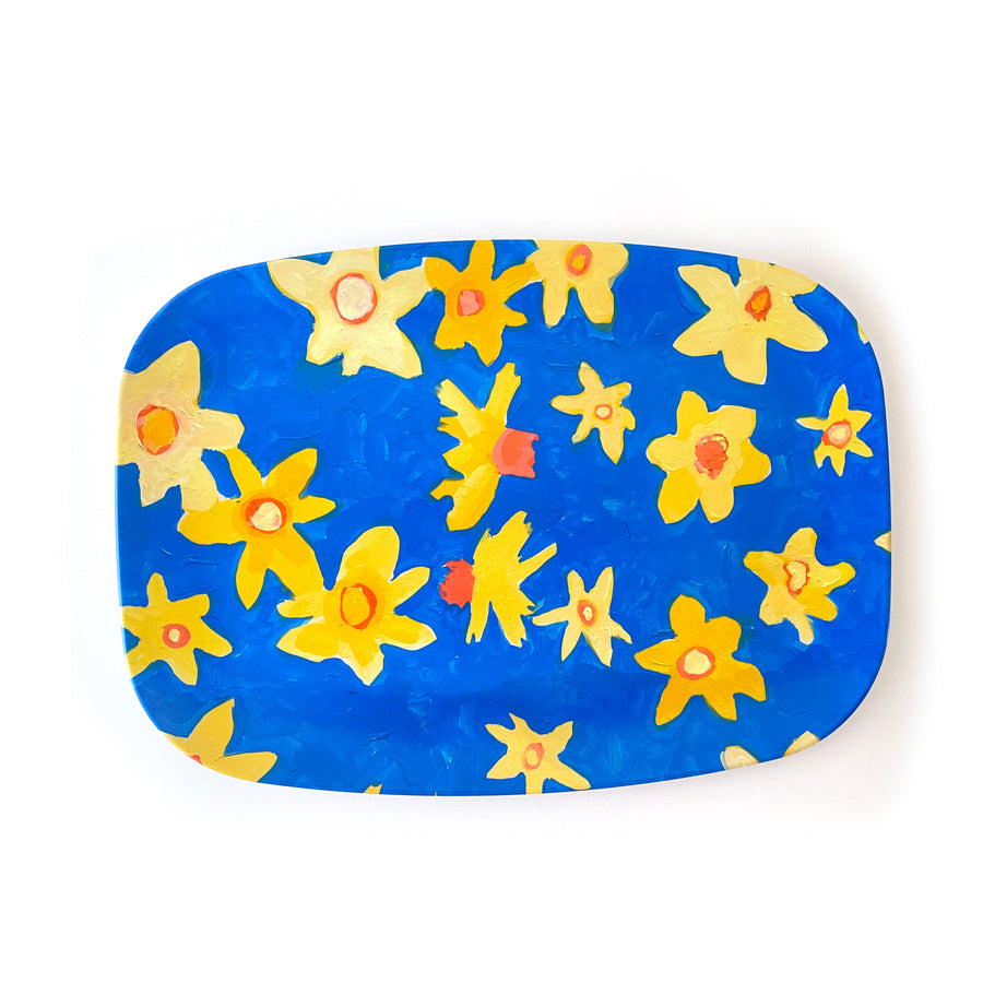 Matisse Daffodil Disco Melamine Platter