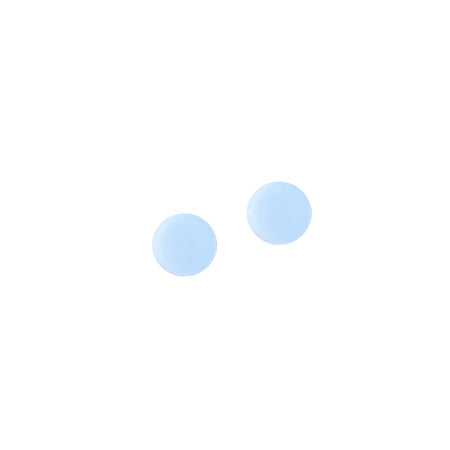 Micro Mini White Earrings