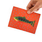 Grapefruit Trout Greeting Card