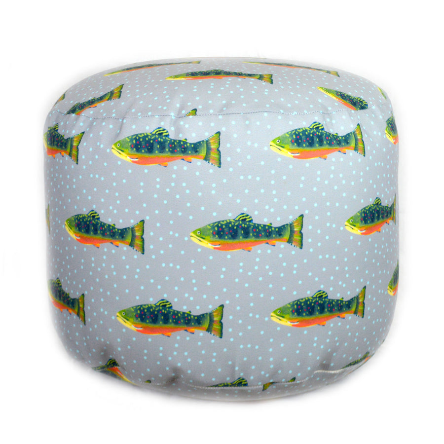 Mineral Brook Trout Overboard Ottoman