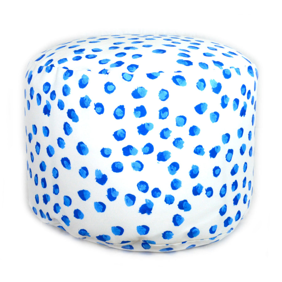 Blueberries Overboard Ottoman
