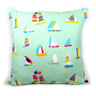 Outdoor Pillow -Square - Seagreen Summer Sail