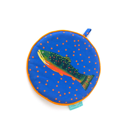 Periwinkle Trout Hot Pad