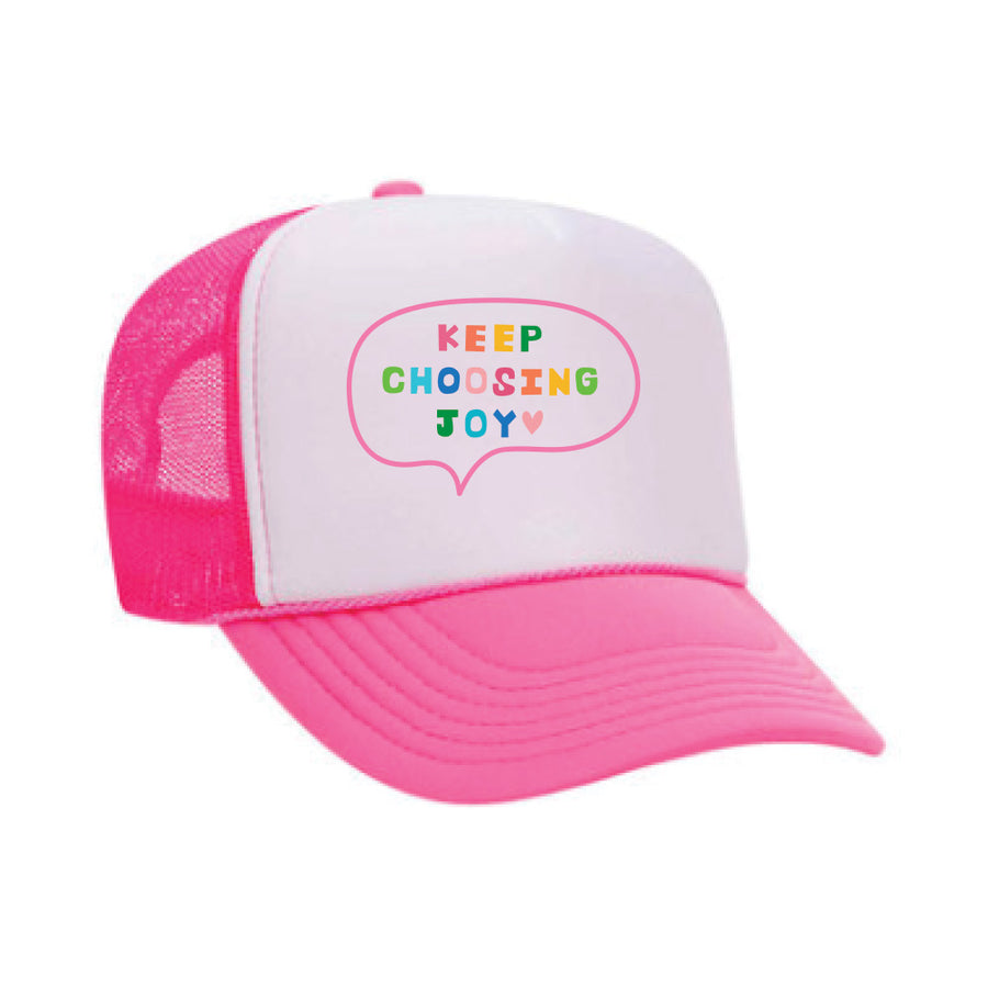 Pink in Neon KCJ Trucker Hat