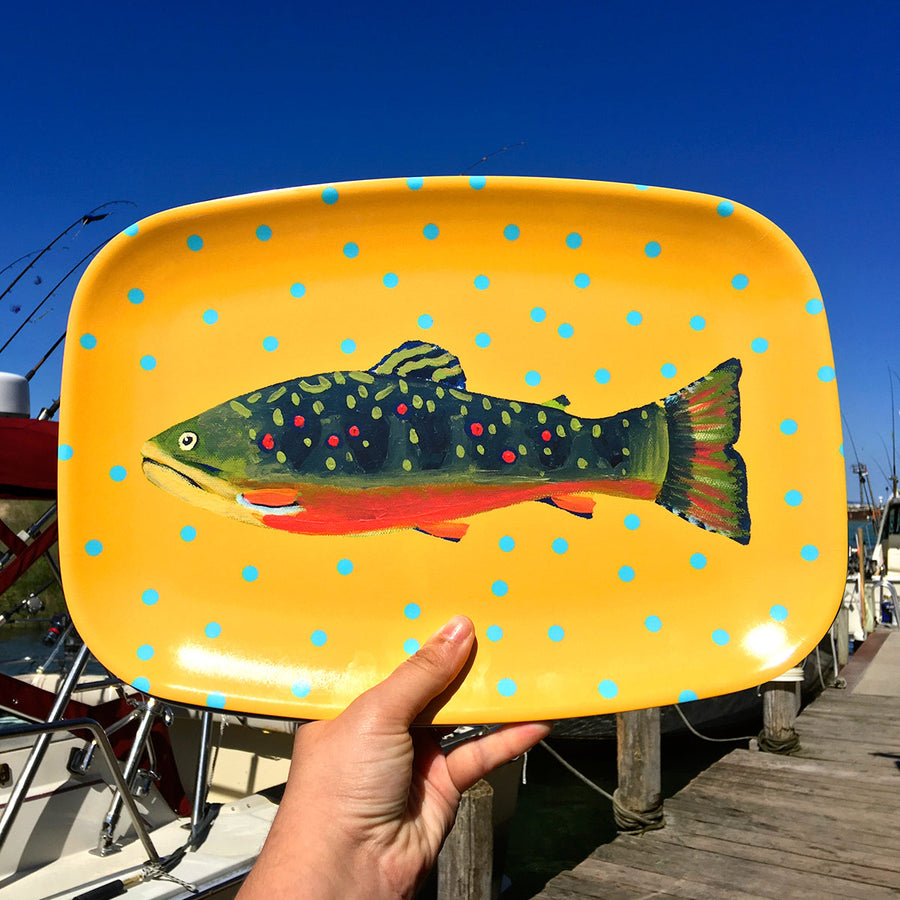 Sunshine Trout Melamine Platter