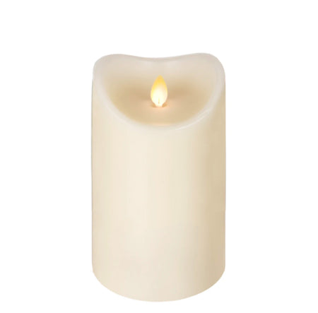 Ivory LED Flameless Candle, Short