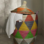 Rainbow Sokhna Large Woven Basket