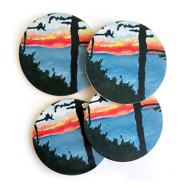 Sunset Coasters