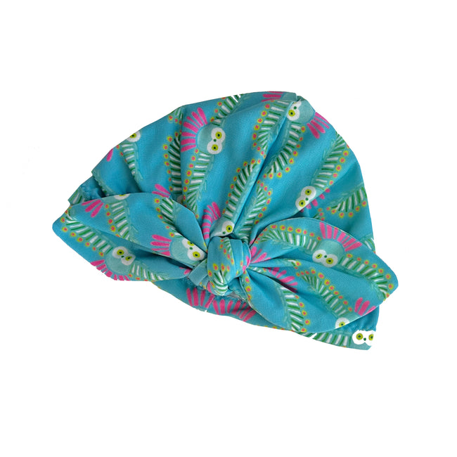 Surf Nite Owl Girly Bow Baby Hat