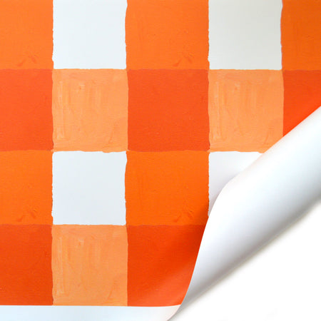 Wallpaper - Citrus and White Buffalo Check